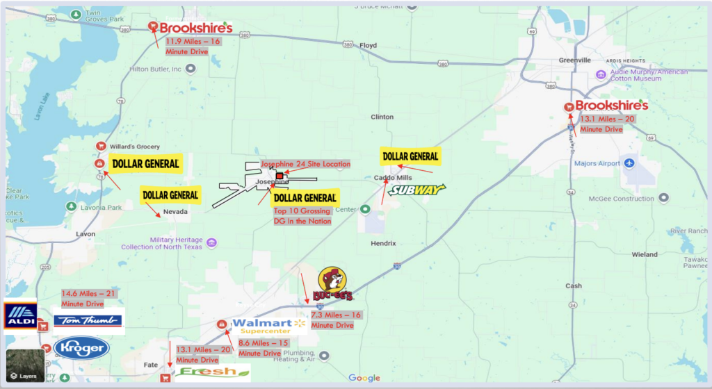 Nearby Grocery & Retail Map